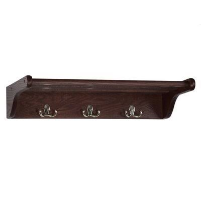 Mahogany Wall Mounted Coat Rack W793624