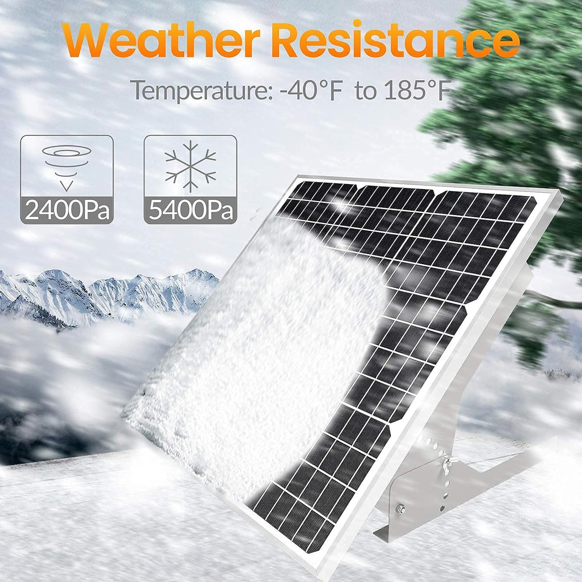 50W 12V Solar Panel Kit with Waterproof Controller and Adjustable Mount Bracket R1681