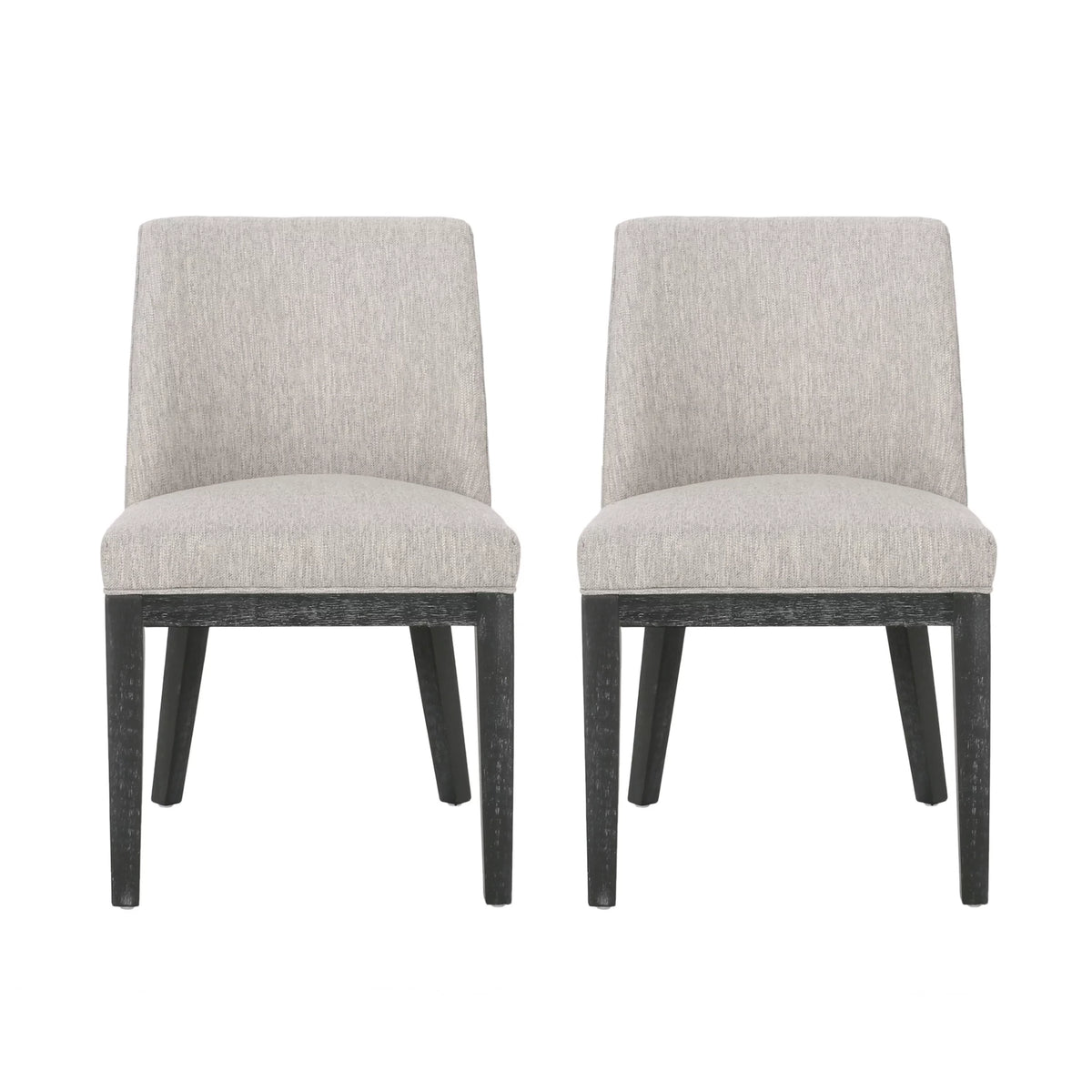 Fabric Upholstered Wood Dining Chairs, Set of 2 Z78925
