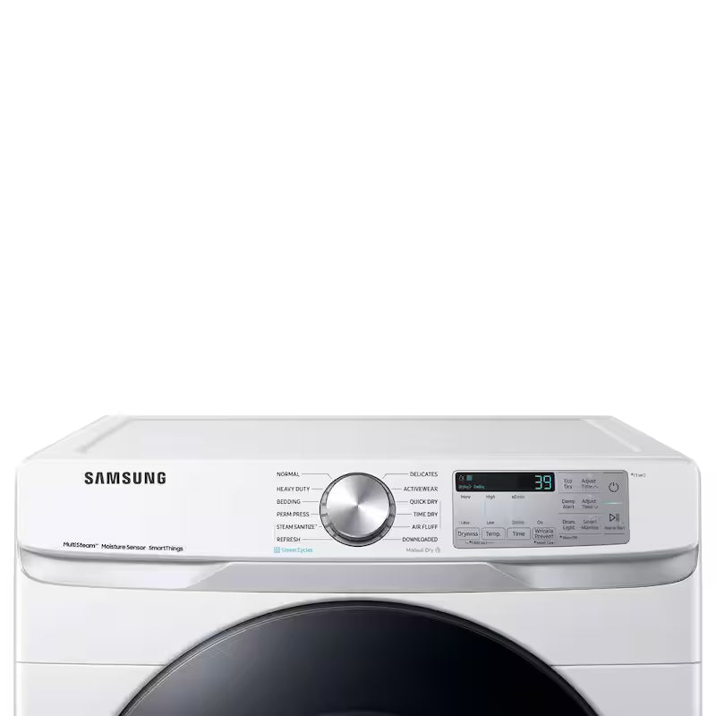 7.5 cu. ft. Vented Electric Dryer with Steam Sanitize in White Q50810