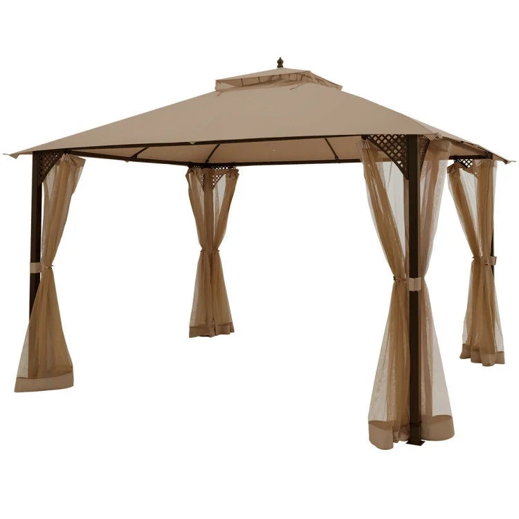 Patio Gazebo with Netting V683