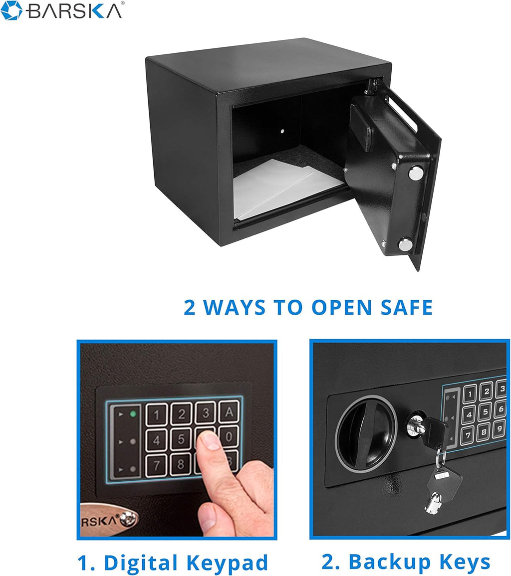 Compact Digital Depository Drop Safe with Front Load Drop Box V94097
