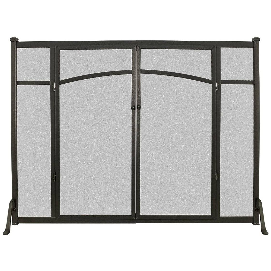 Flat Panel Fireplace Screen with Doors F589