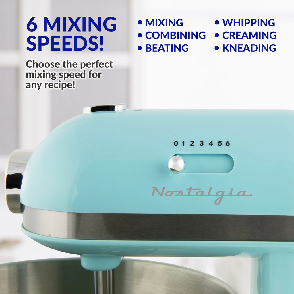 Aqua 3.5 Qt Retro Stand Mixer C694