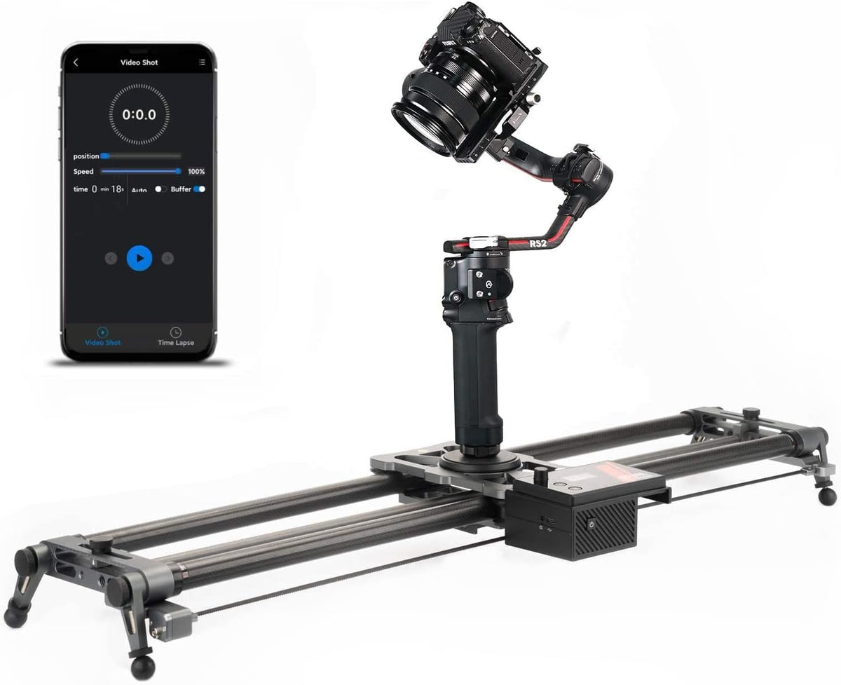 Motorized Camera Slider 80cm Carbon Fiber with APP Control V940