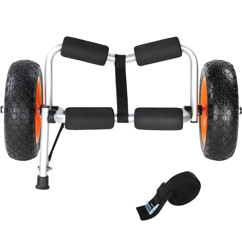 Foldable Kayak Cart with 10'' Solid Tires I276808
