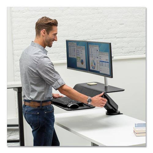 Black Sit-Stand Workstation V55844