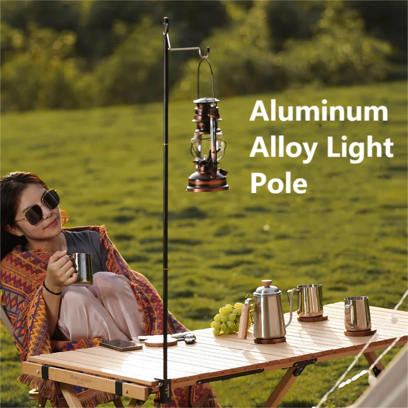 Folding Lamp Stand for Outdoor Garden H69642