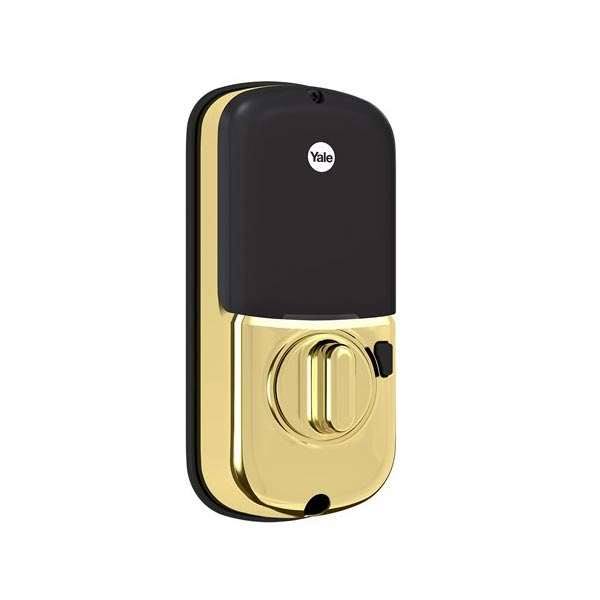 Satin Nickel Finish Push Button Deadbolt with Bluetooth Q893