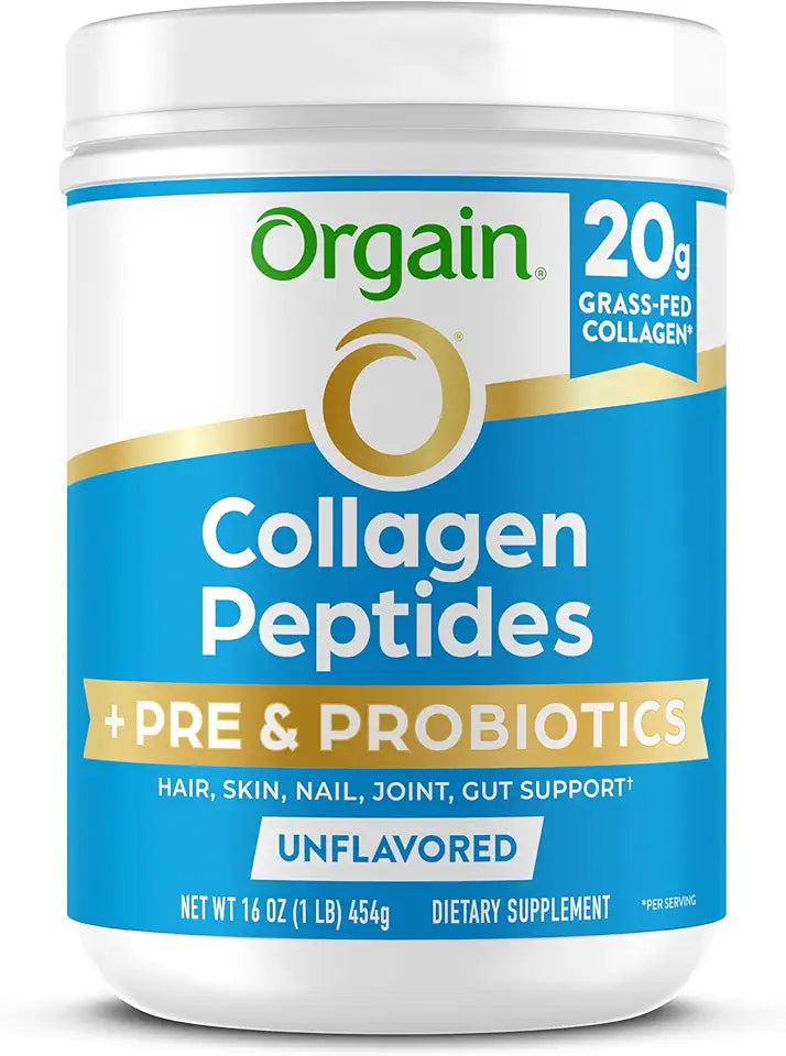 Hydrolyzed Collagen Peptides + Prebiotic & Probiotics Powder C795