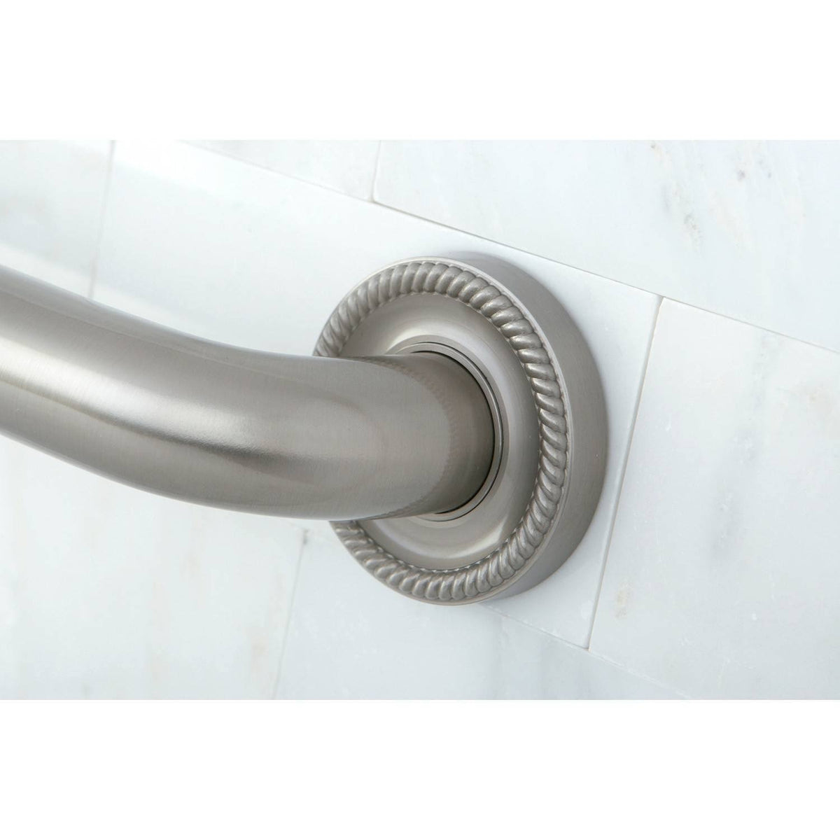 Brushed Nickel Decorative Grab Bar C9408