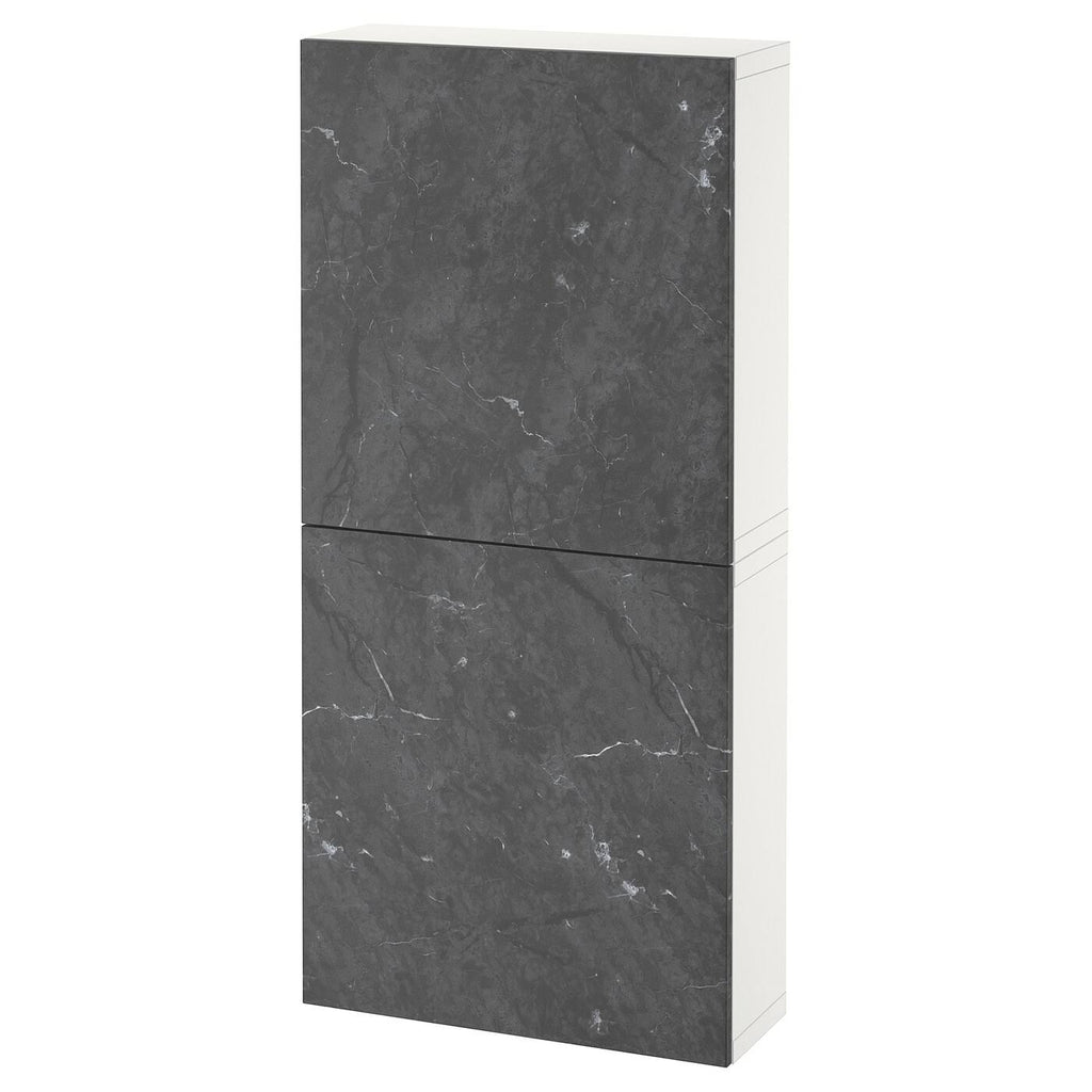 White Wall Cabinet with 2 Doors M6929