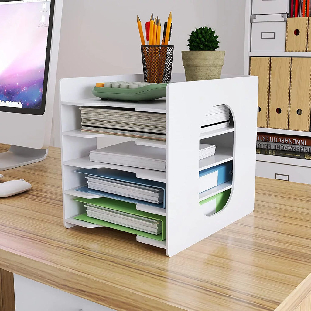 5-Tier Paper Organizer Letter Tray D903613