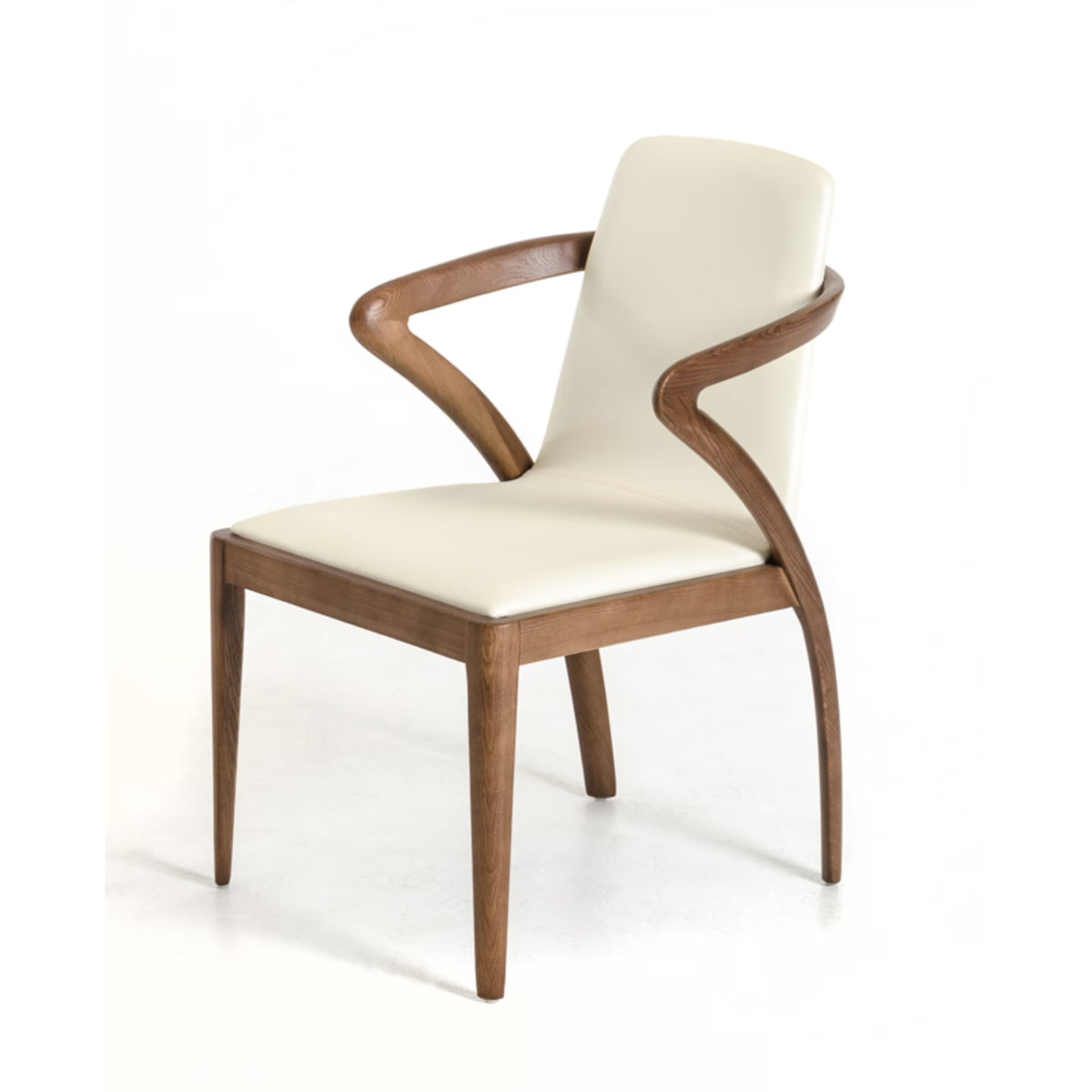 Walnut Cream Dining Chair E278