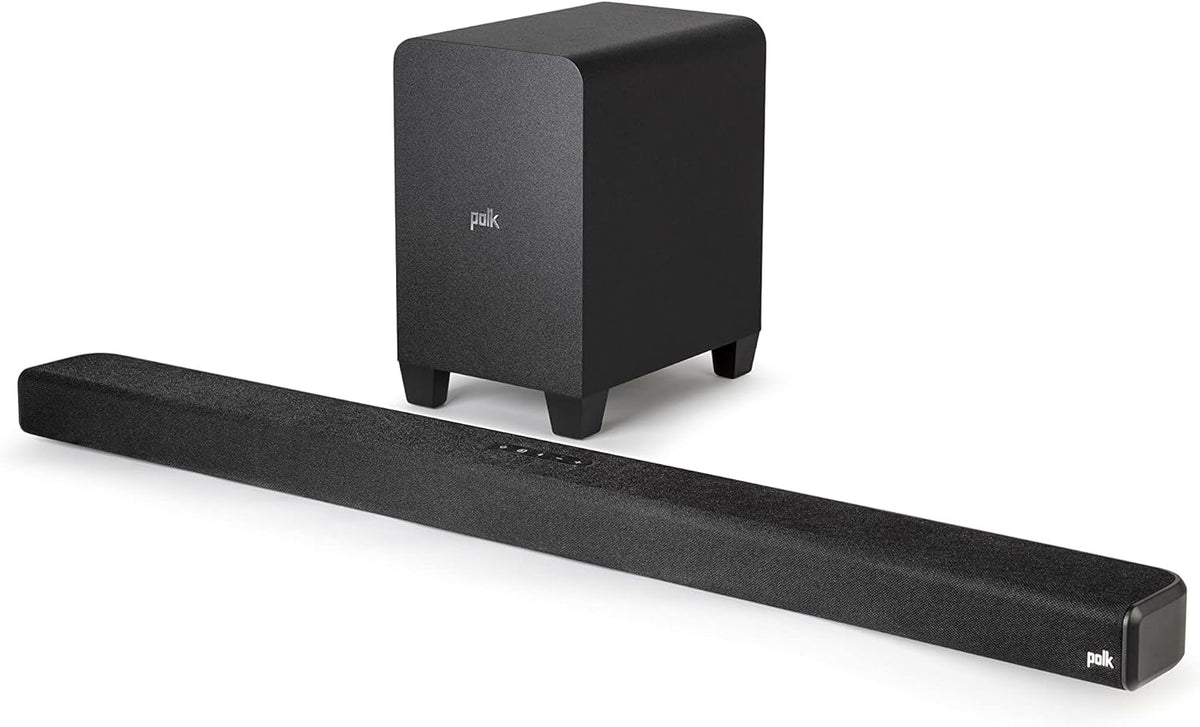 Ultra-Slim TV Sound Bar with Wireless Subwoofer, Black Y52658