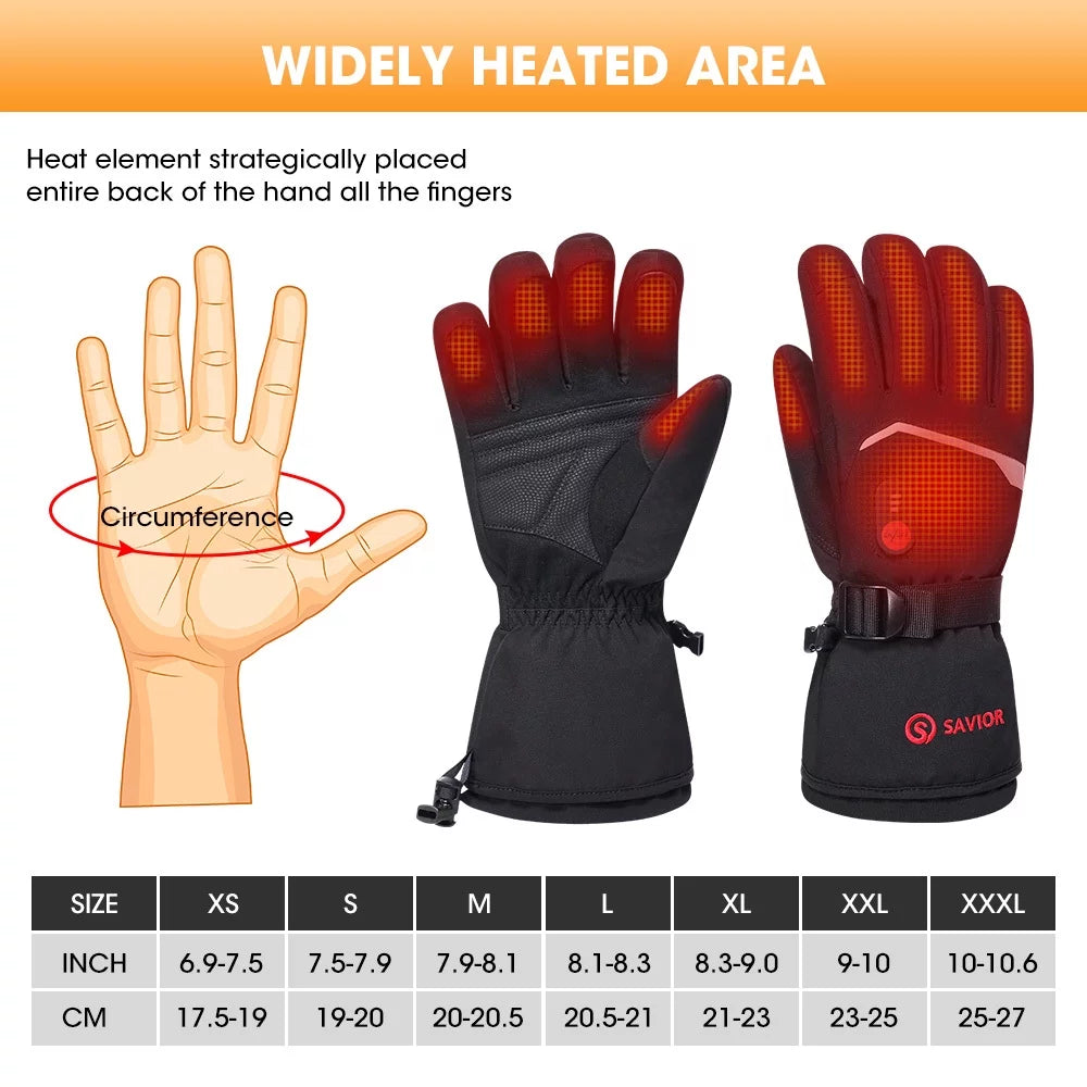 Heated Gloves with Touchscreen Y110496