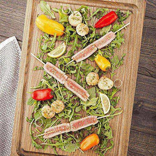 Platinum Ash Wood Serving and Cutting Board 21.5 Inches P4845