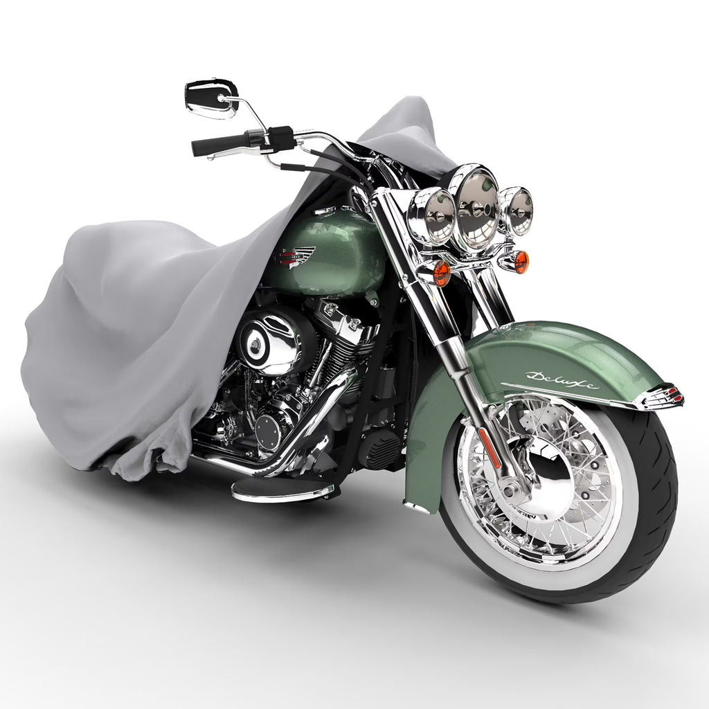Gray Waterproof Motorcycle Cover U447