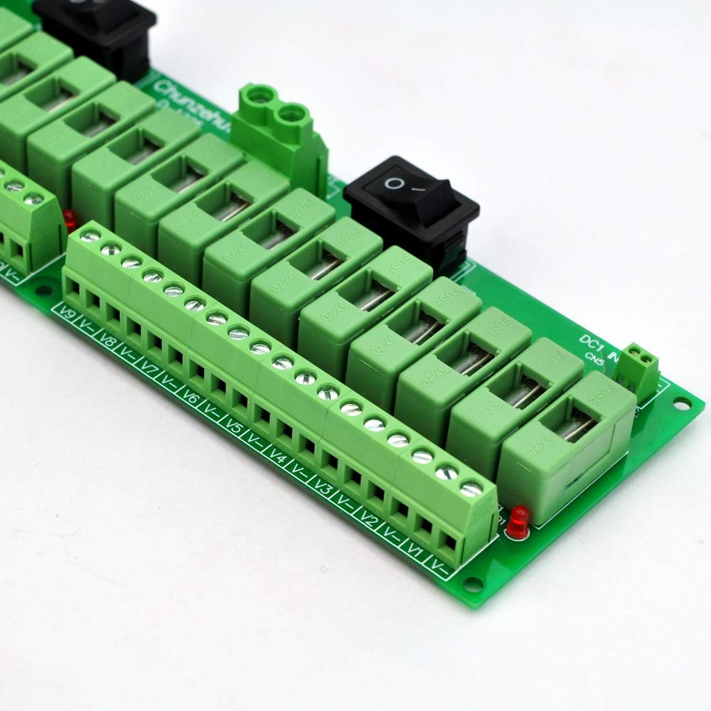 18 Channels 12V 24V 20A Power Distribution Fuse Module P982