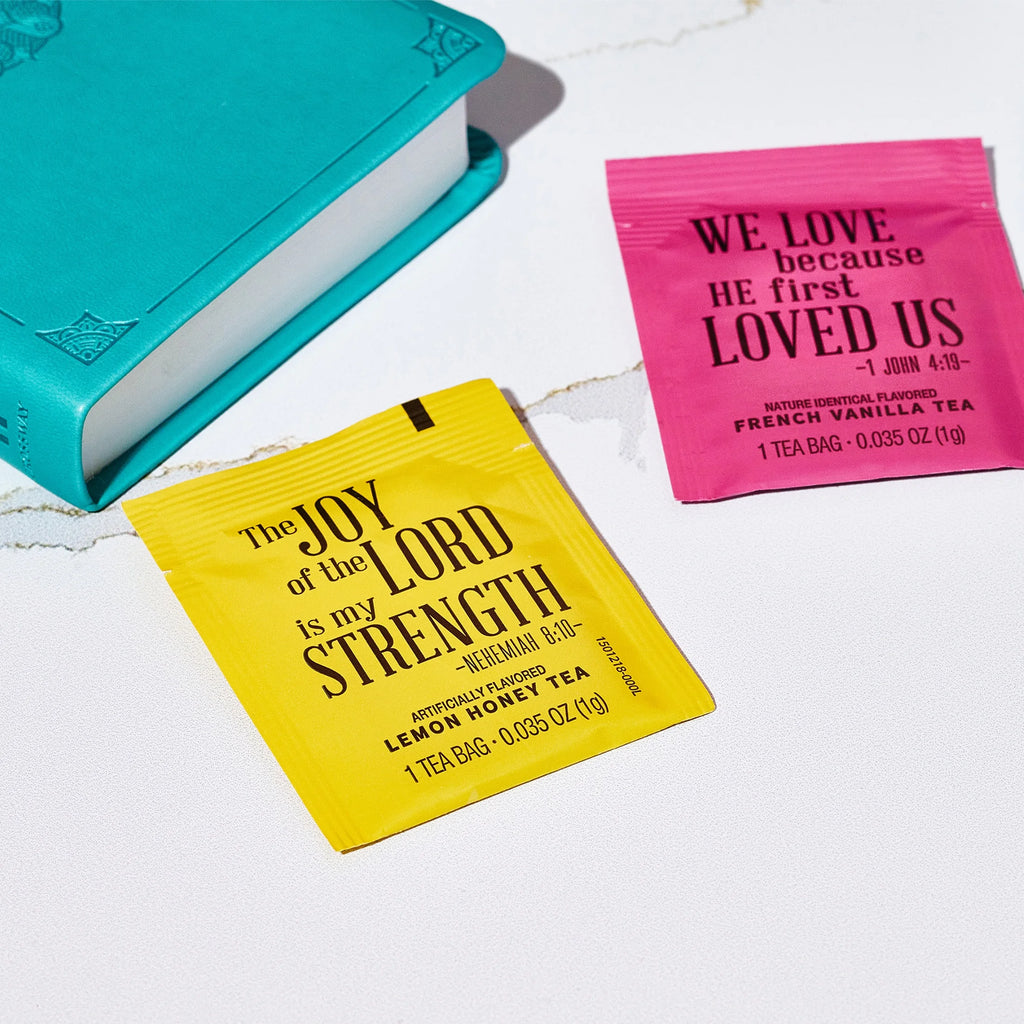 Tea Affirmations Christian Prayer Gift Set, Set of 90 J595299