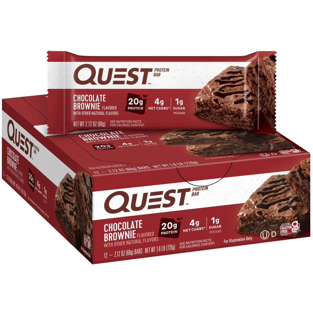 Chocolate Brownie 20g Protein Bar 12 Ct Y57283