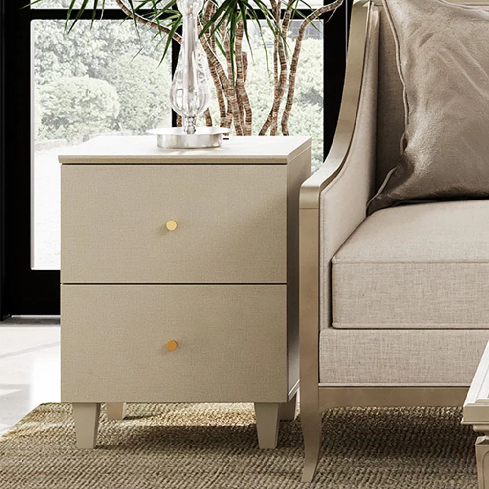 Wood Accent Cabinet with 2 Drawers W51742