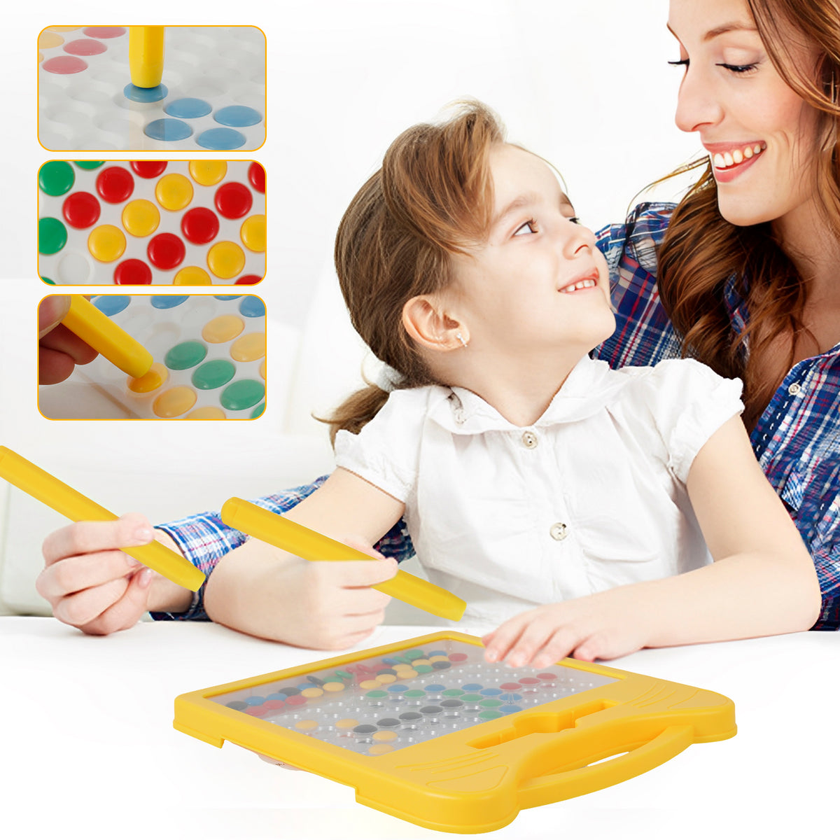 Magnetic Drawing Board with Magnetic Pen and Cards P8074
