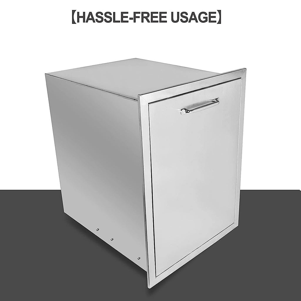 Stainless Steel Propane Tank Drawer W16XD18XH22.3 Inches I3431