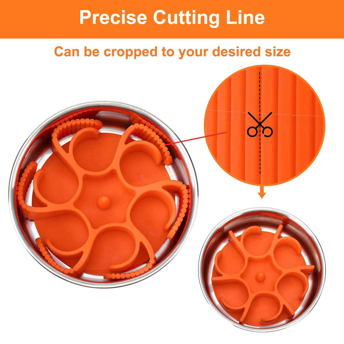 Silicone Spiral Slow Feeder Dog Bowl D871795