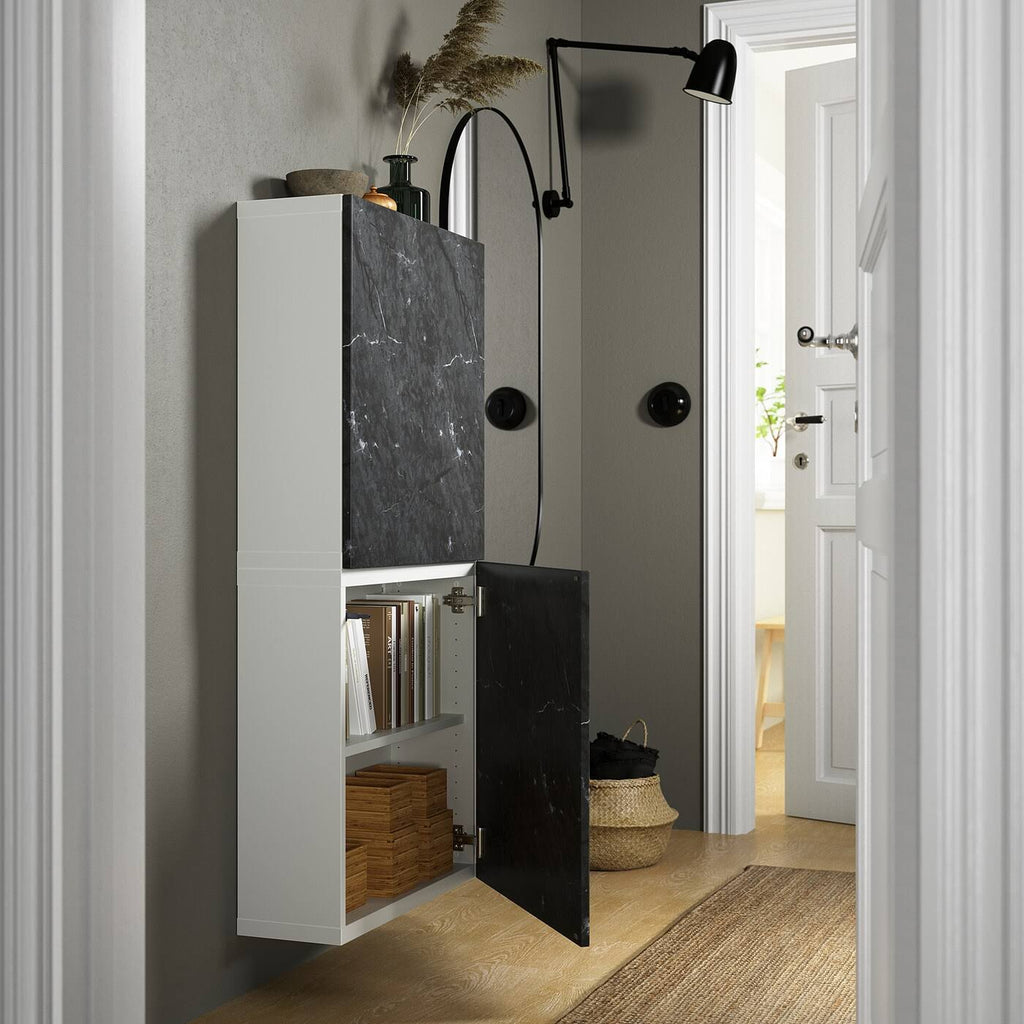 White Wall Cabinet with 2 Doors M6929