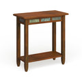 Rustic Oak Chairside Table P729