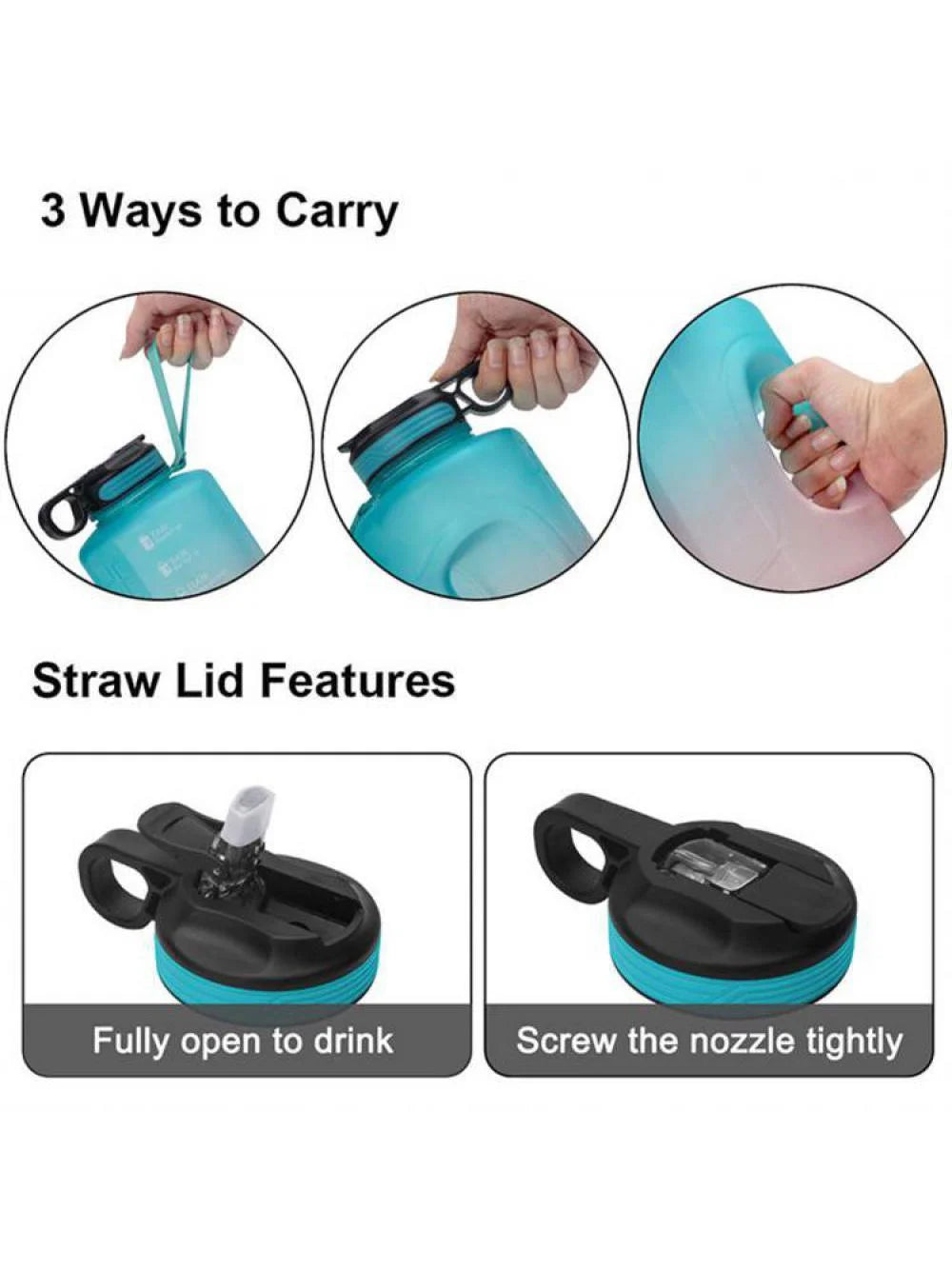 Bpa-free Outdoor Sports Kettle D4256