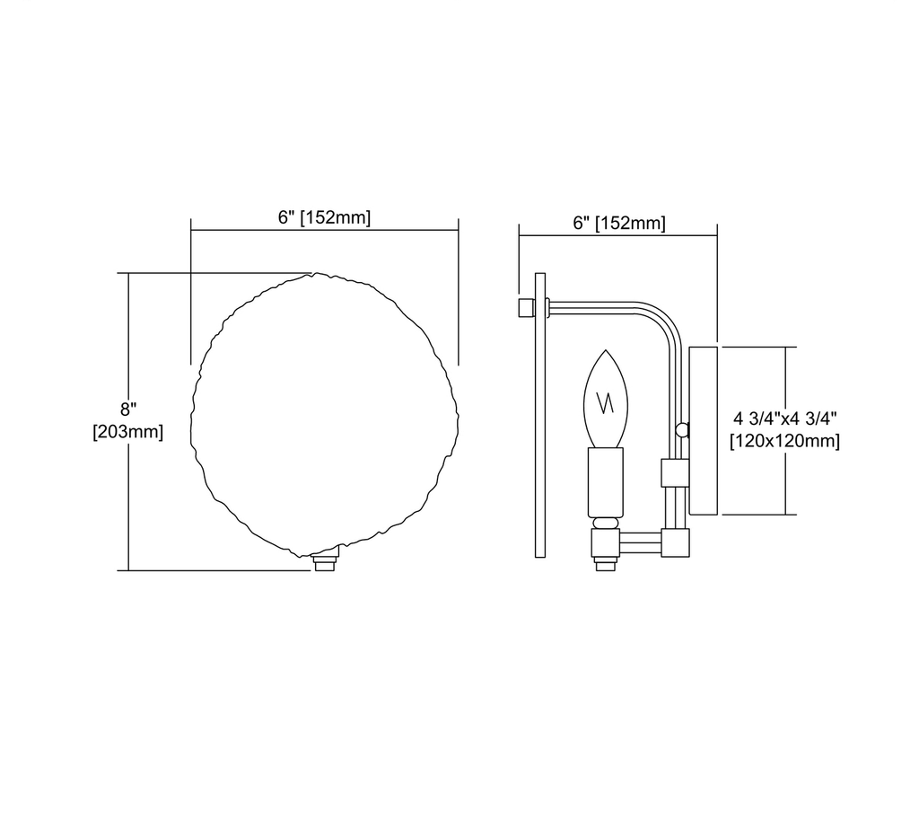 Natural Gallery Sconce M29001