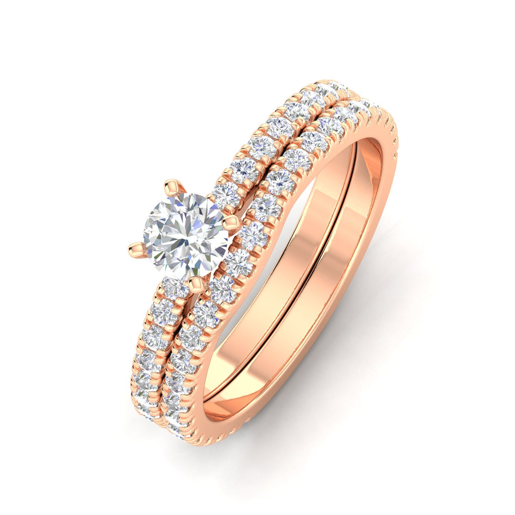 10k Rose Gold Solitaire Ring M82744