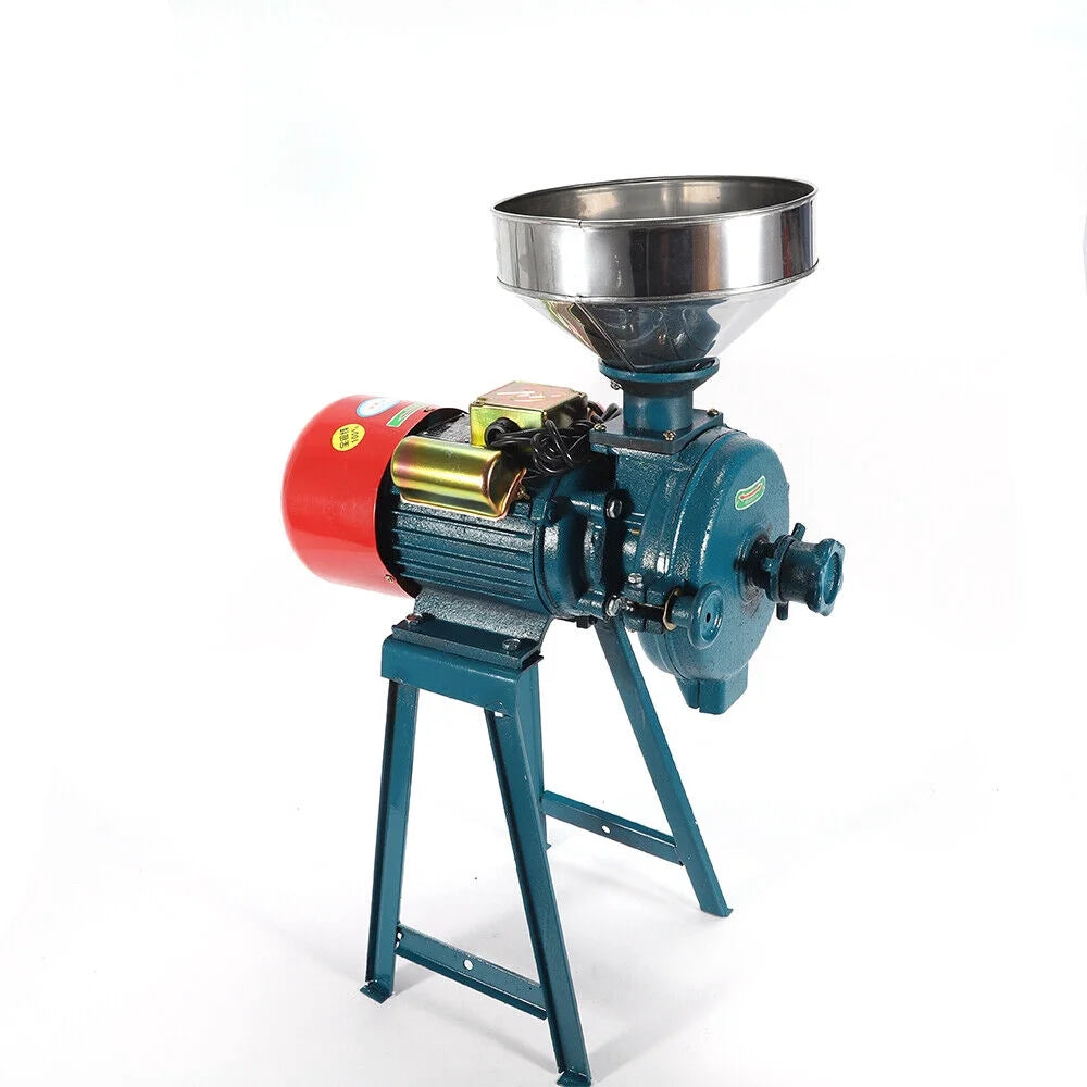 110V Electric Mill Grinder 3000W Commercial Grain Grinding Machine J17826