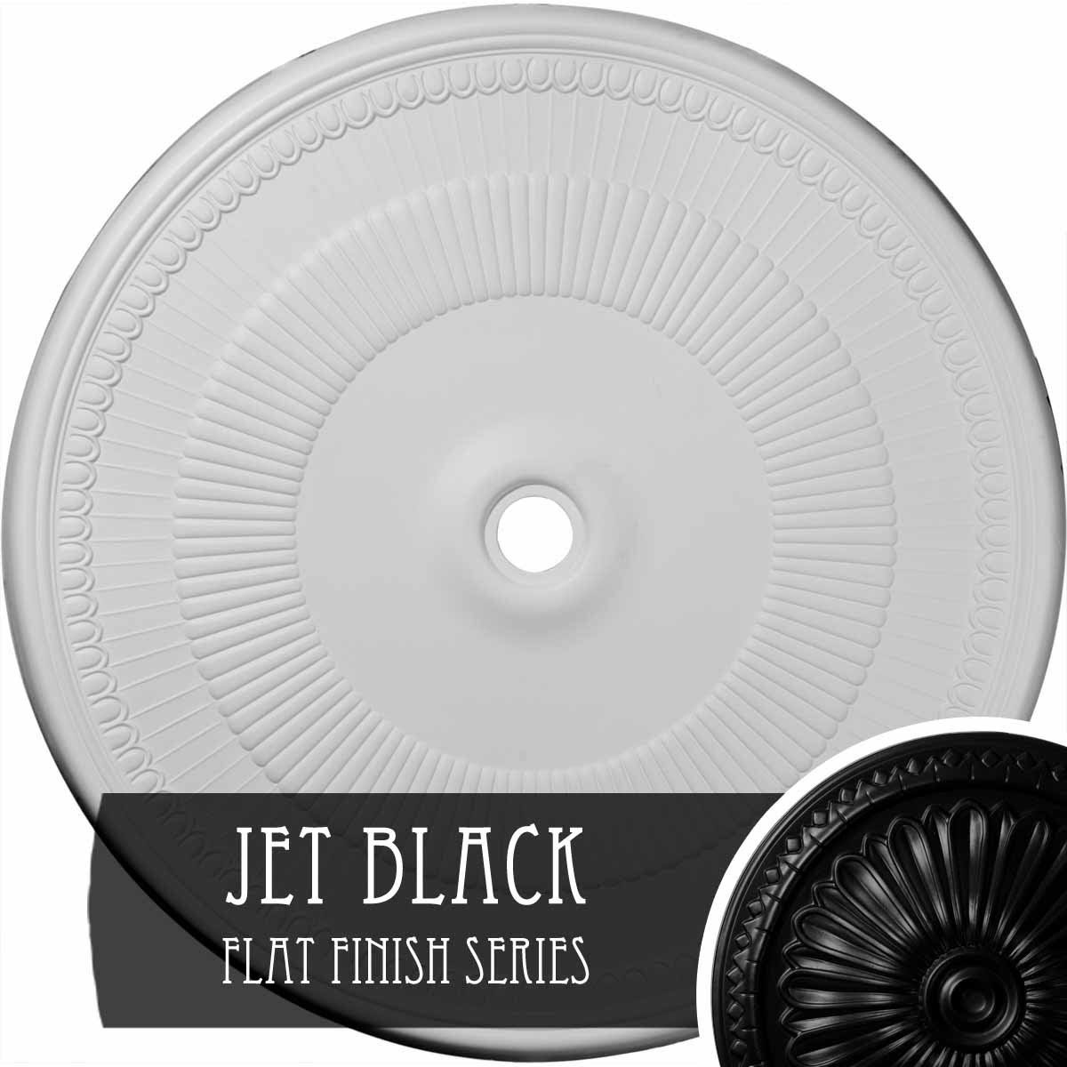 Jet Black Ceiling Medallion Q7865