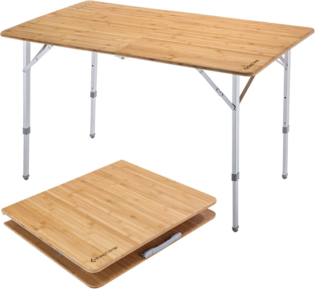 Bamboo Heavy Duty Oversize Portable Folding Table Z9802