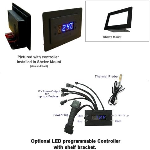 Programmable Thermal Controlled Cooling Kits (Metal, Single 120mm) U481