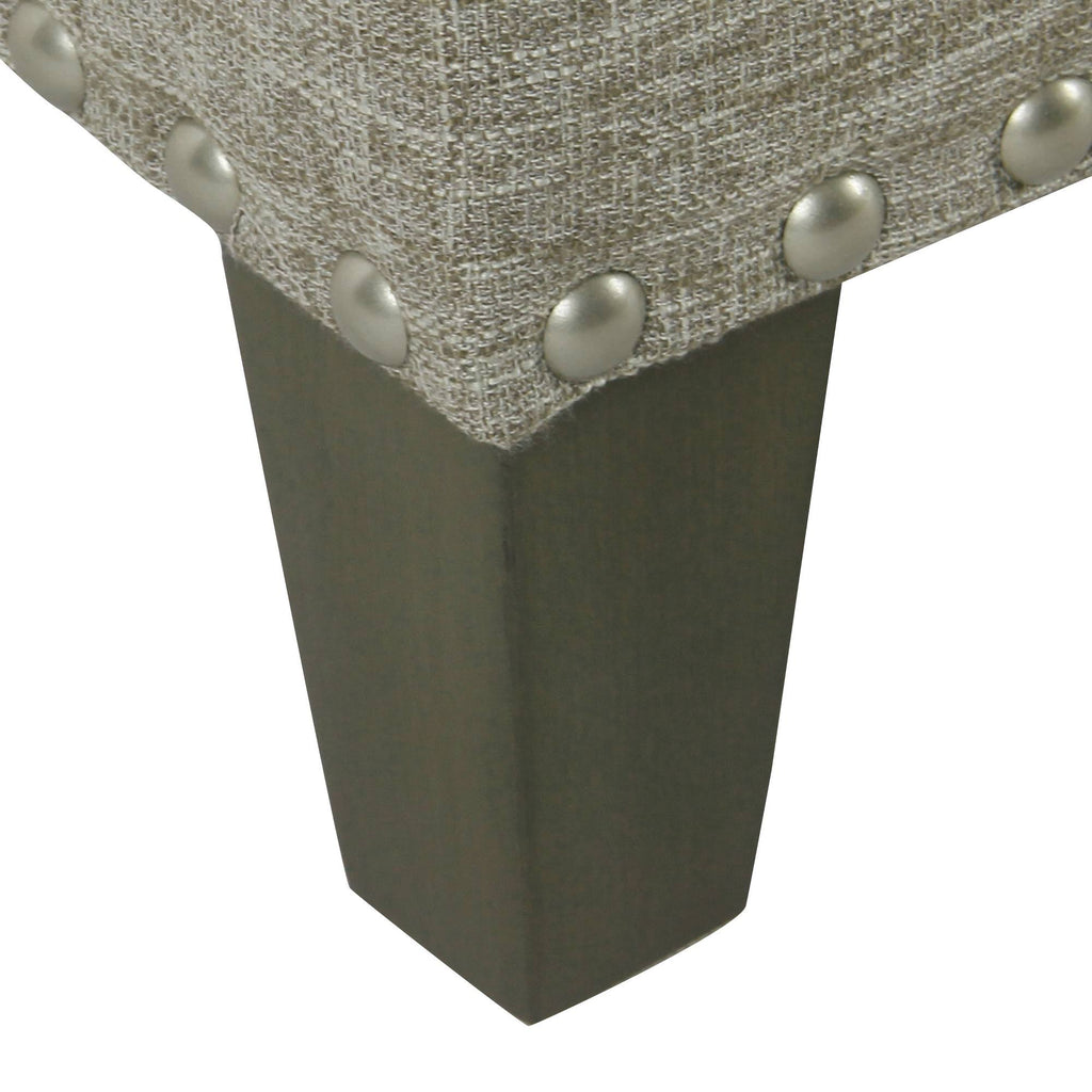 Large Storage Bench with Nailhead Trim U1714