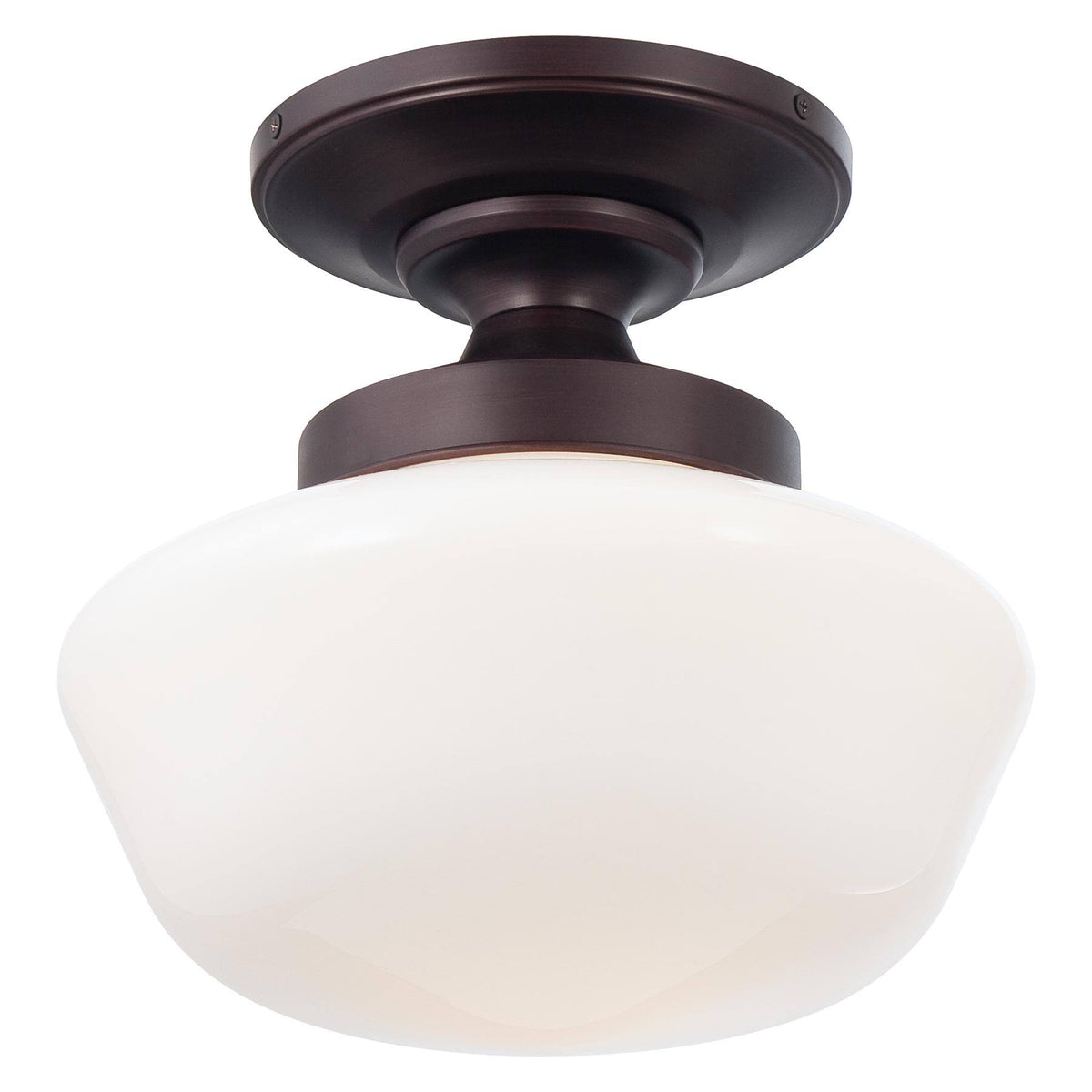 Brushed Bronze Semi Flush Mount Light H7387