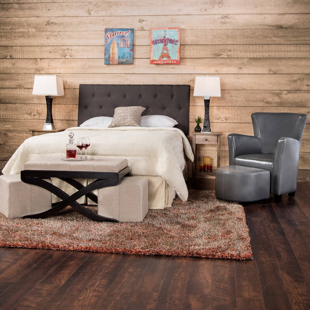 Grey Queen Linen Headboard T645911