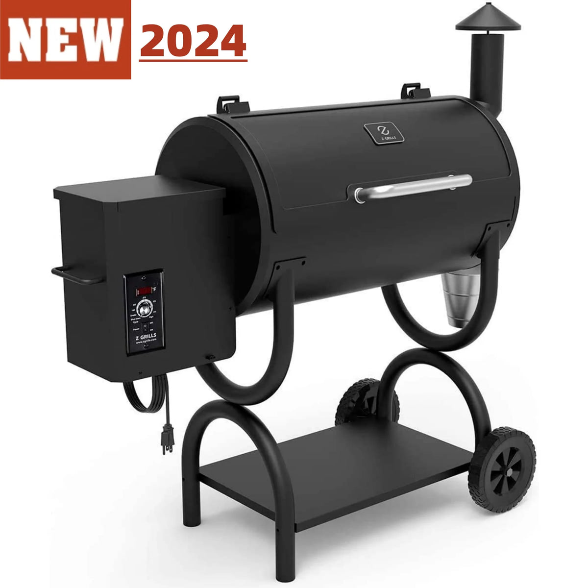 Wood Pellet Grill & Smoker 8 in 1 with PID Controler 560 Sq in Cooking Area X34938