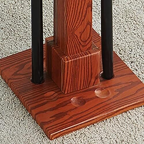 Floor-Standing Pool Cue Rack Holds 8 Cues MDF Billiard Stick Holder L78034