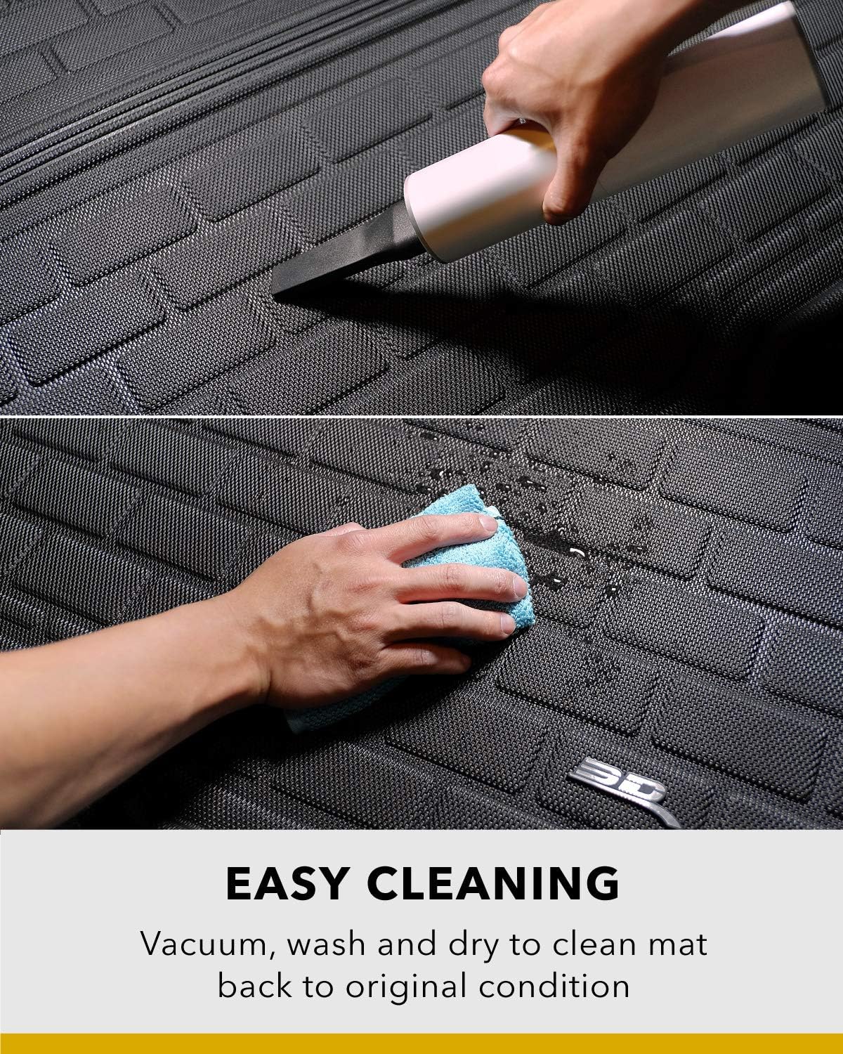 All-Weather Rear Trunk Well Mat for Tesla Model Y 7-Seat 2021 Custom Fit Cargo Liner G783773