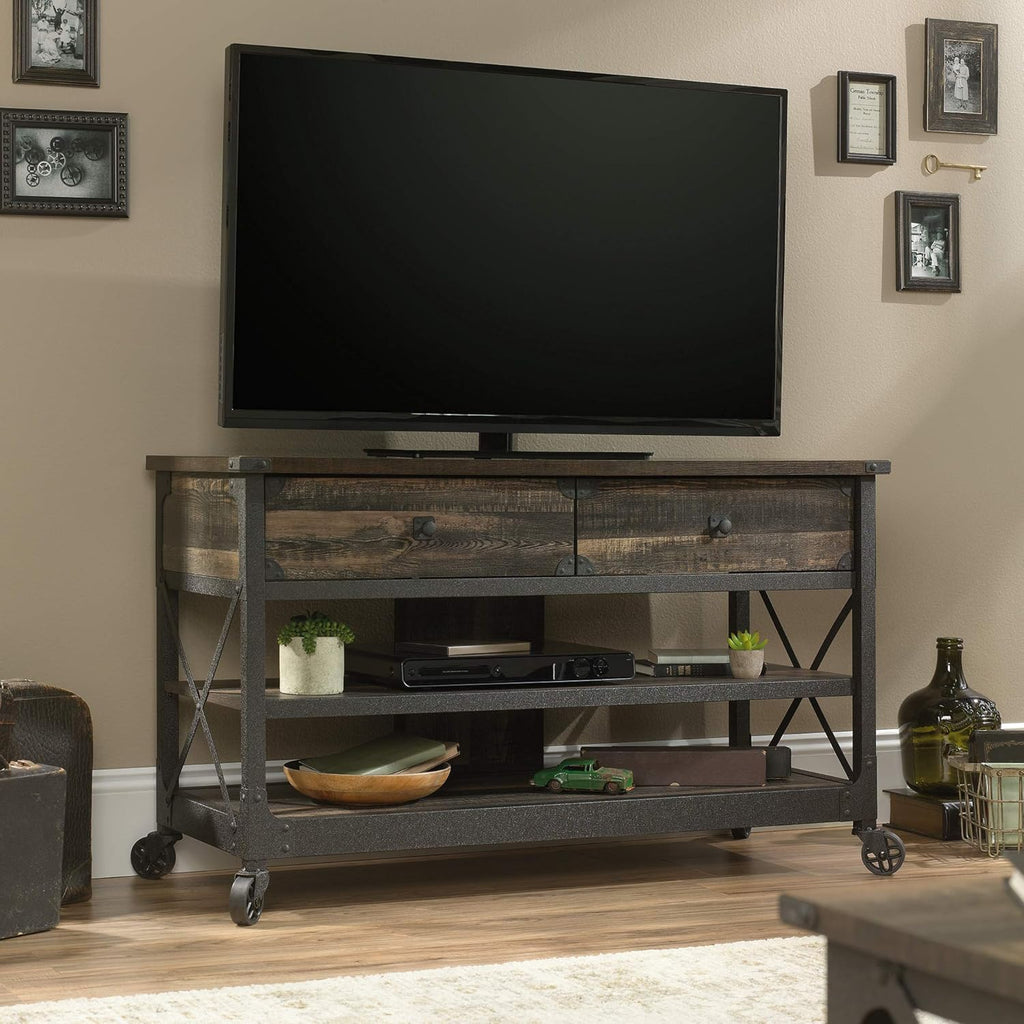 52 Carbon Oak Finish TV Stand X265