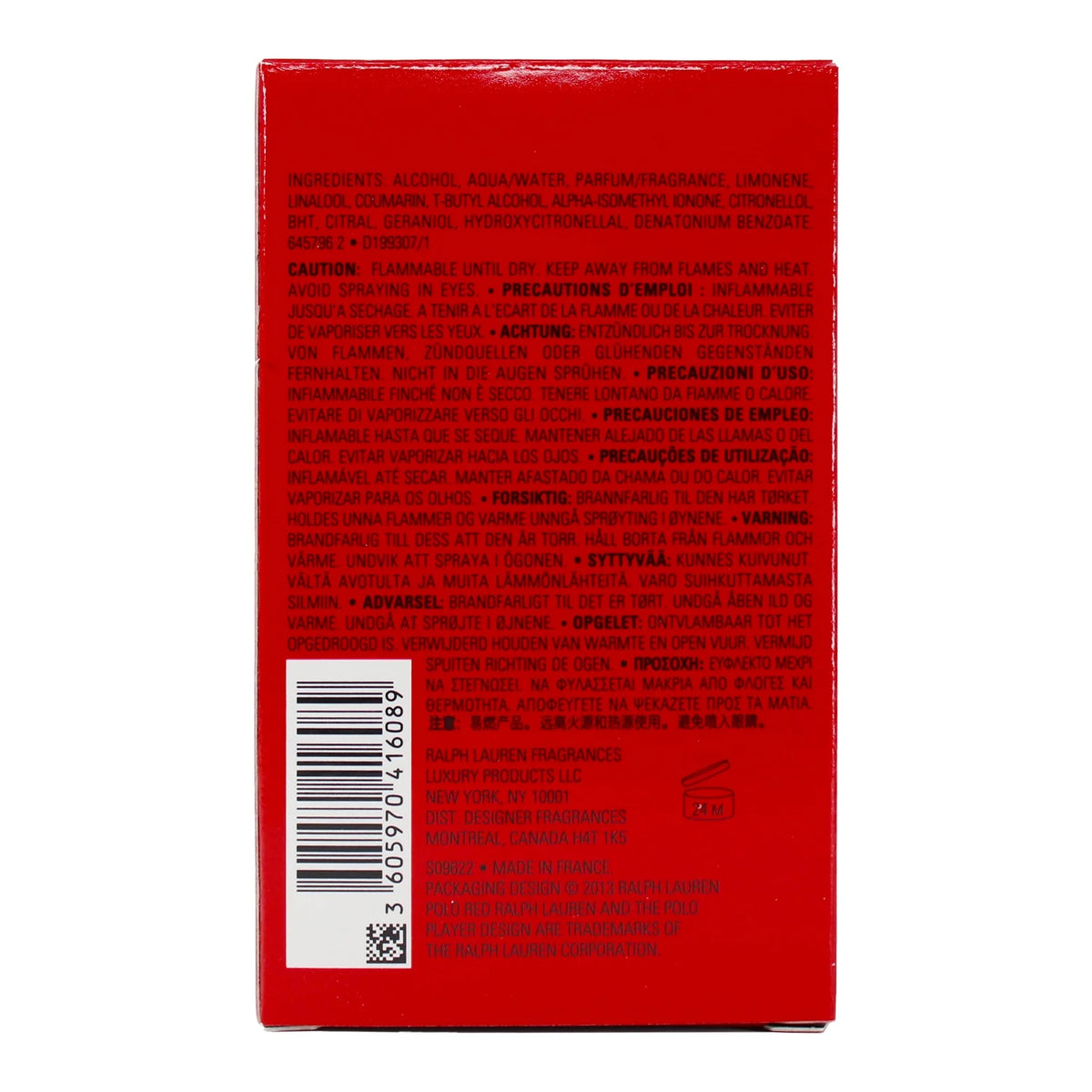 Red Eau de Toilette Spray E429592