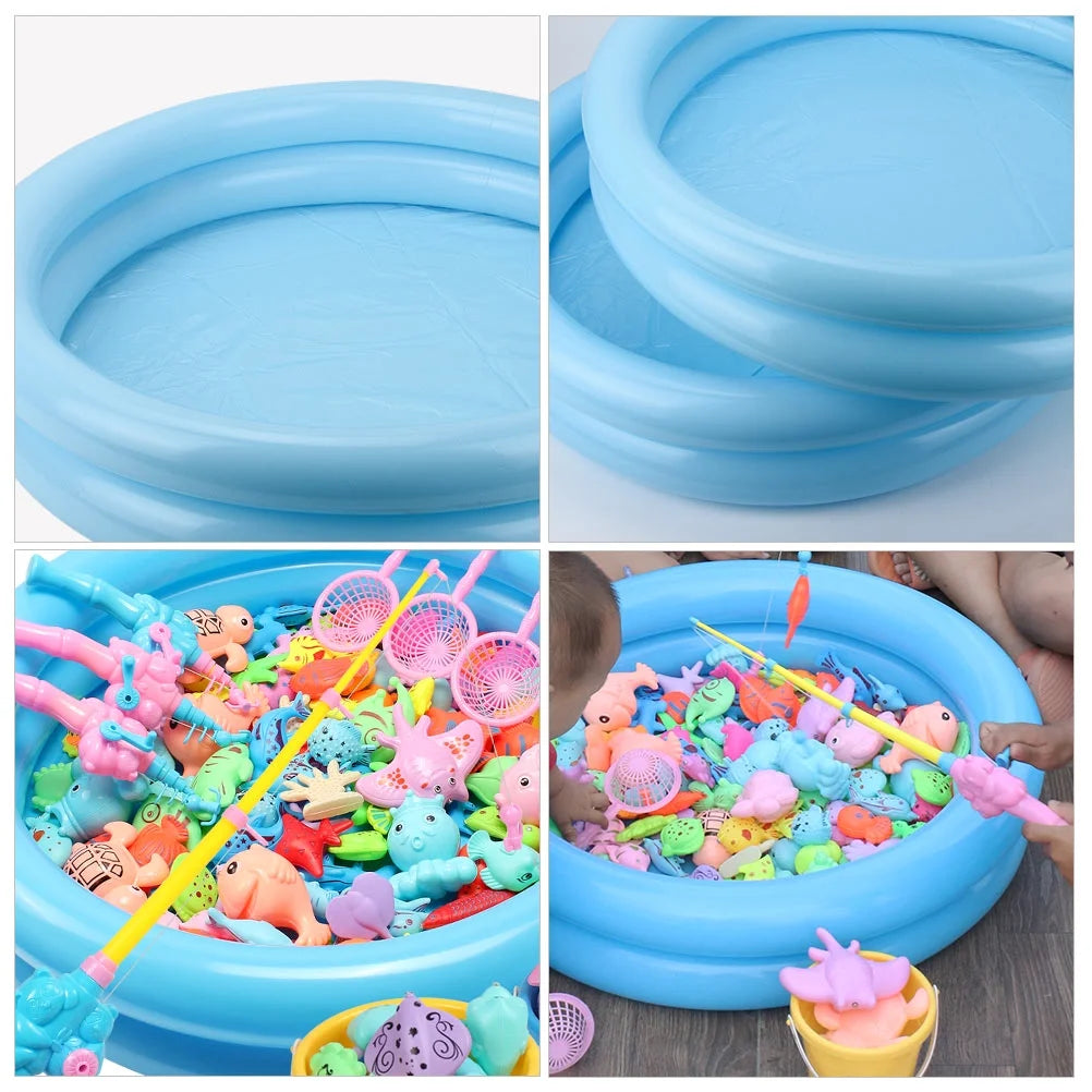 2 Pcs Plastic Sandbox Tray Swimming Pool Toys L59606
