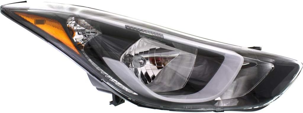 Passenger Side Headlight Assembly for Hyundai Elantra 2014 2015 2016 G1168