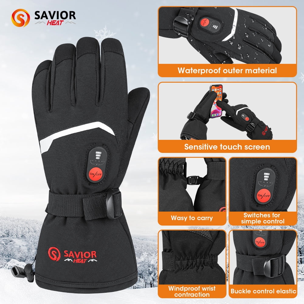 Heated Gloves with Touchscreen Y110496