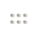 Satin Nickel Door Knob 6-Pack X4866